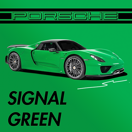 Boxart Porsche Signal Green  Splash Paints