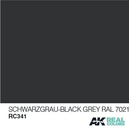 Boxart Black Grey RAL 7021 RC341 AK Real Colors