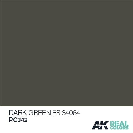 Boxart DARK GREEN FS 34064  AK Real Colors