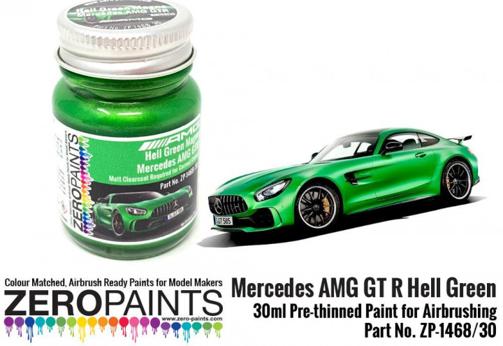 Boxart Mercedes AMG GT R Hell Green (Matt) ZP-1468/30 Zero Paints