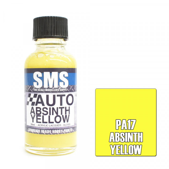 Boxart Auto Colour ABSINTH YELLOW PA17 SMS