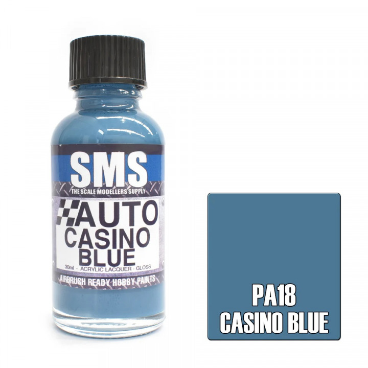 Boxart Auto Colour CASINO BLUE PA18 SMS