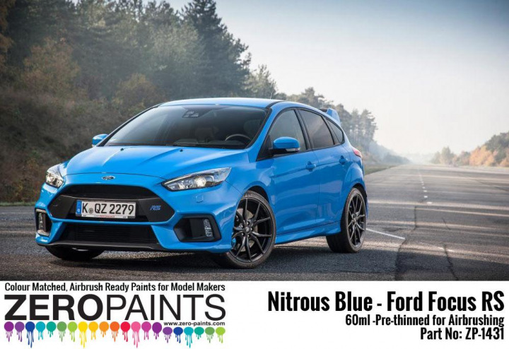 Boxart Nitrous Blue - Ford Focus RS  Zero Paints