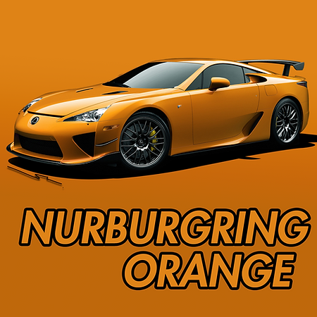 Boxart Lexus Nurburgring Orange  Splash Paints