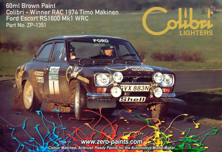 Boxart Brown for Ford Escort MKI RS1600 (Colibri Lighters)  Zero Paints