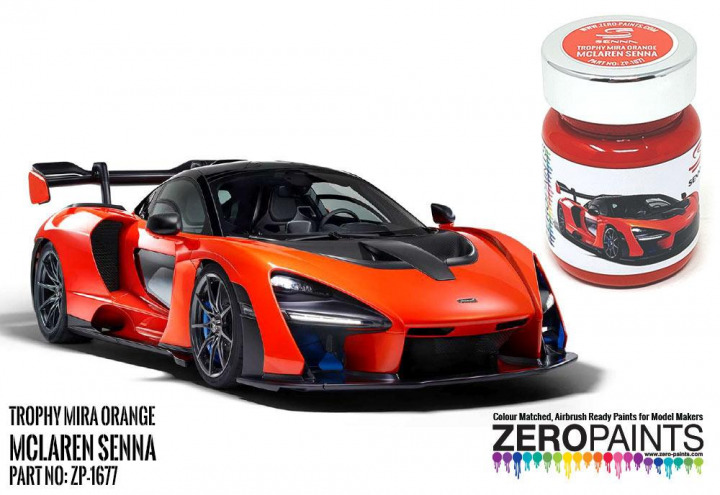 Boxart Senna McLaren Trophy Mira Orange  Zero Paints