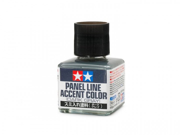 Boxart Panel Line Accent Color ( Dark Gray ) 87199 Tamiya