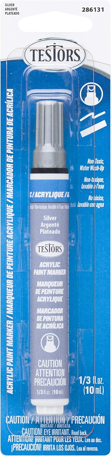 Boxart Silver acrylic marker  Testors Paint Markers