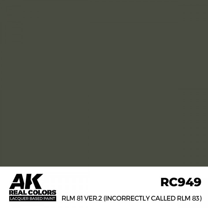 Boxart RLM81 Ver.2 (Incorrectly Called RLM83) RC949 AK Real Colors