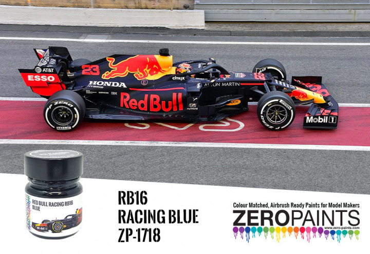 Boxart Red Bull Racing RB16 Blue  Zero Paints