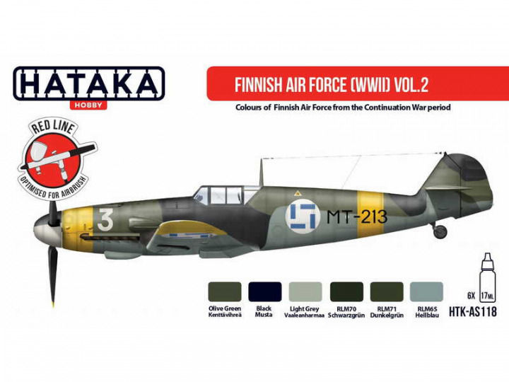 Boxart Finnish Air Force (WWII) Vol.2  HTK-AS118 Hataka Hobby Red Line