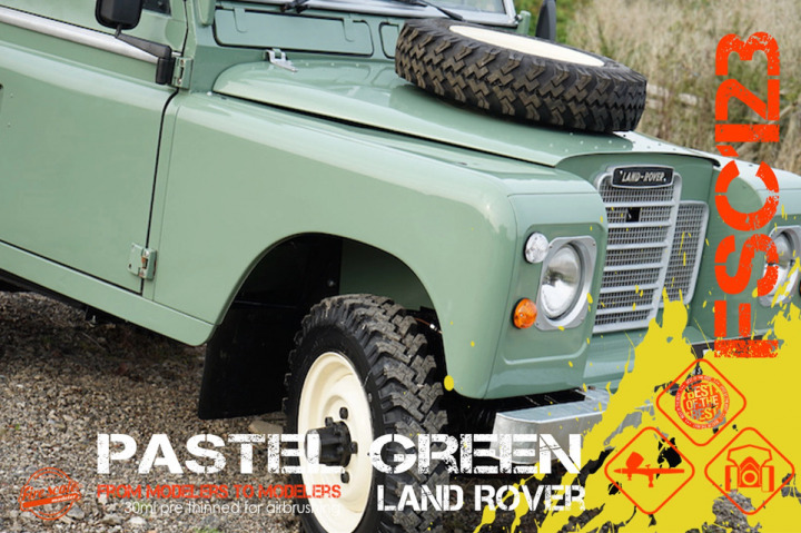 Boxart Pastel Green Land Rover  Fire Scale Colors