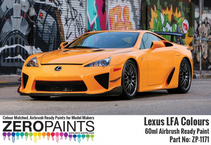 Boxart Lexus LFA Paints 9K5 - Sunset Orange  Zero Paints