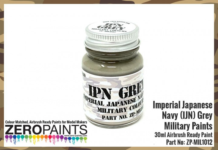 Boxart Imperial Japanese Navy (IJN) Grey  Zero Paints