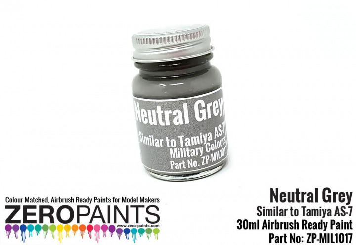 Boxart Neutral Grey - Similar to Tamiya AS7  Zero Paints