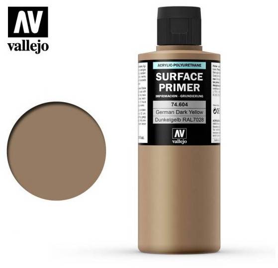 Boxart German Dark Yellow - RAL 7028 74.604 Vallejo Surface Primer