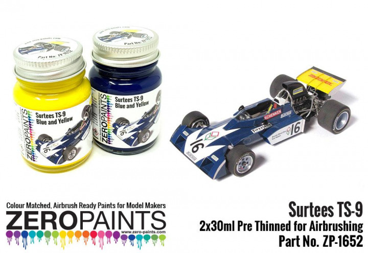 Boxart Surtees TS-9 Blue/Yellow  Zero Paints