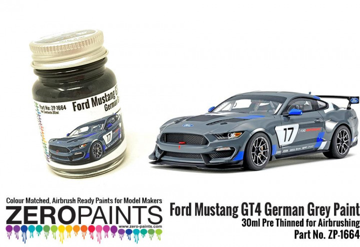 Boxart Ford Mustang GT4 German Grey  Zero Paints