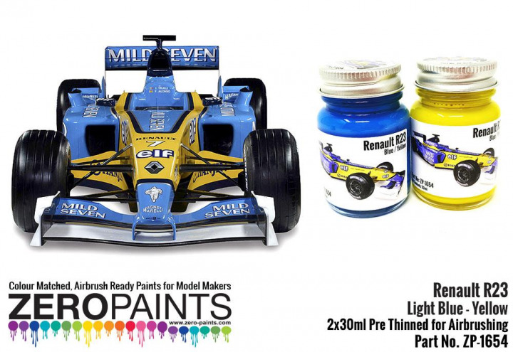 Boxart Renault R23 Blue/Yellow  Zero Paints