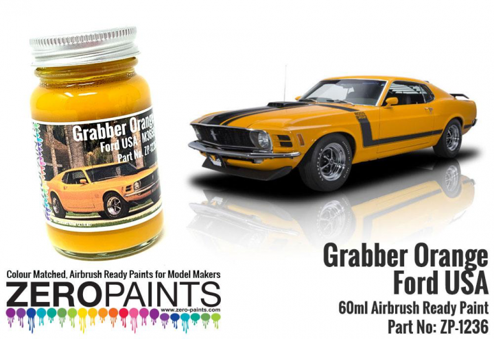 Boxart Grabber Orange Ford Mustang M3659  Zero Paints