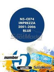 Boxart Imprezza 2001-2006 Blue  Number Five