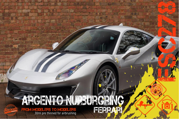 Boxart Argento Nurburgring Ferrari  Fire Scale Colors