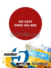 Boxart Dino 246 Red  Number Five