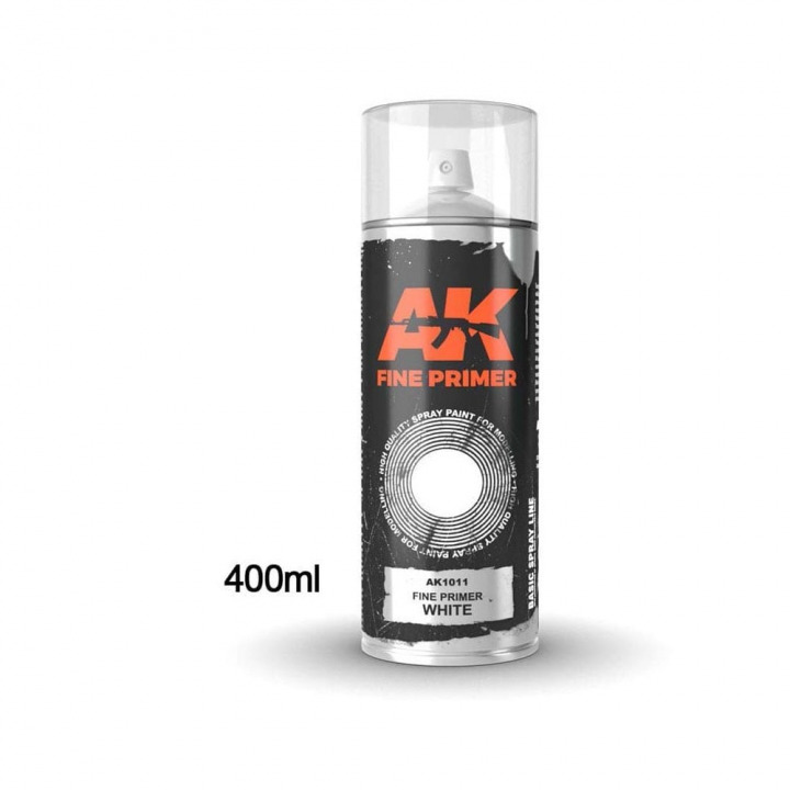 Boxart Fine Primer White Spray  AK Interactive