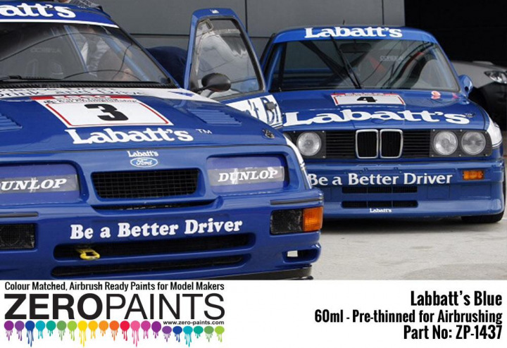 Boxart Labatt's Blue (BMW M3, Ford Sierra RS500 Cosworth)  Zero Paints